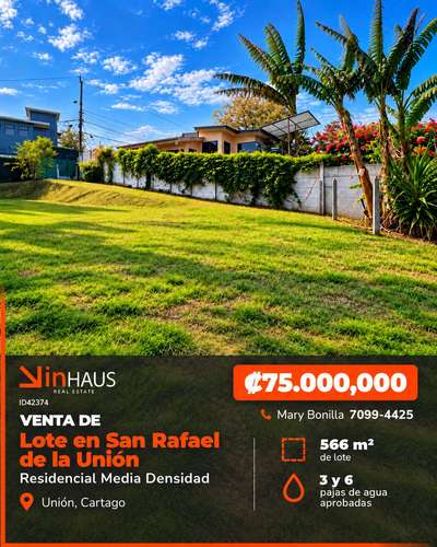 LOTE EN ZONA RESIDENCIAL DE MEDIA DENSIDAD - VISTA A LA CIUDAD ID-42374