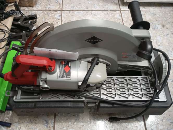 Sierra corte SKILSAW patin para madera banco mesa 16 pulgadas trabajos grandes herramienta industrial cod1341 asch - Imagen 4