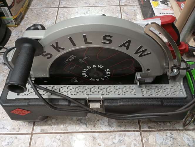 Sierra corte SKILSAW patin para madera banco mesa 16 pulgadas trabajos grandes herramienta industrial cod1341 asch