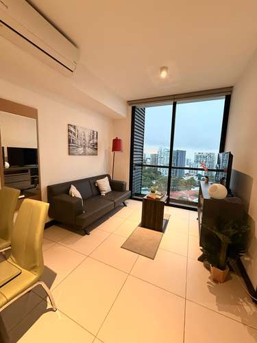 Apartamento amueblado de 1 dormitorio en piso 17 en Nunciatura con vistas y amenidades de lujo - Imagen 1