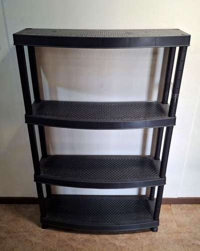 Mueble tipo estante gris oscuro
