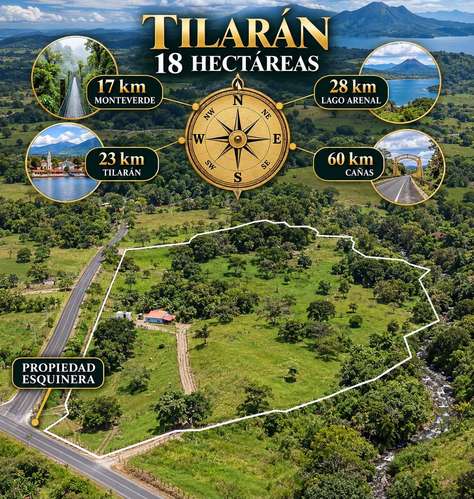 PRECIO Y LUGAR DE OPORTUNIDAD,FINCA EN TILARÁN, GUANACASTE,18 HECTÁREAS  - Imagen 13