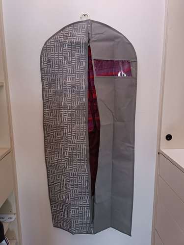 Porta trajes / vestidos | Organizador de ropa | Viajes protección | 60 x 137 cm