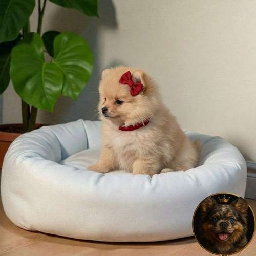 Cachorro POMERANIAN CARA DE OSO disponible - Imagen 2