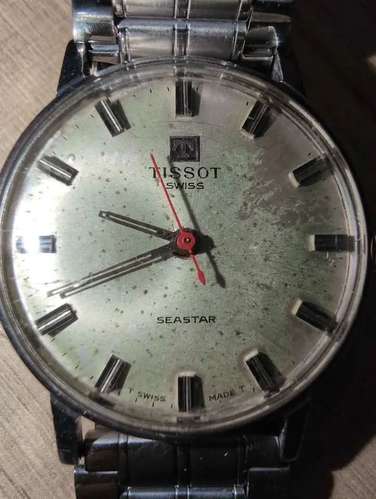 Reloj Tissot Seastar Suizo Original Tiempo Exacto Asch - Imagen 2