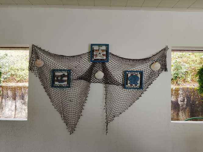 Decoración marina para marisquería o zona de playa