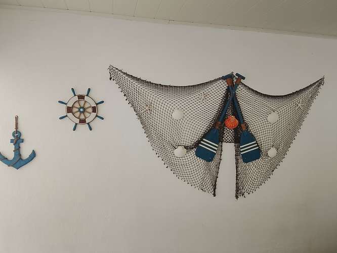 Decoración marina para marisquería o zona de playa