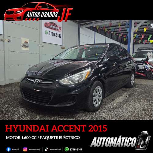 HYUNDAI ACCENT 2015 AUTOMATICO MOTOR 1600 CC MODO ECO PAQUETE ELECTRICO