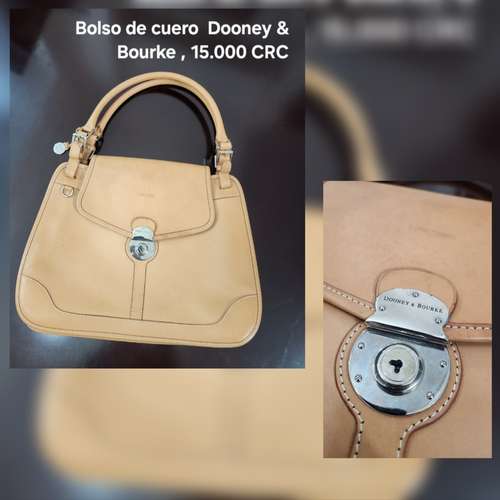 Hermoso bolso de cuero Dooney & Bourke