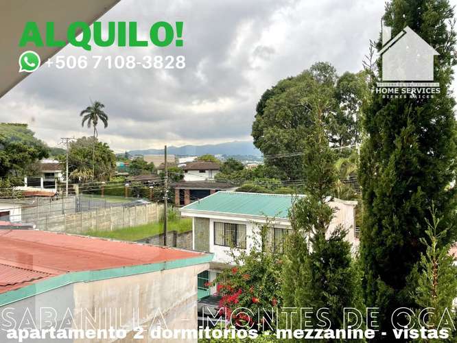 ALQUILO! 2 Dormitorios, Mezzanine, Vistas – Sabanilla Montes de Oca. - Imagen 14
