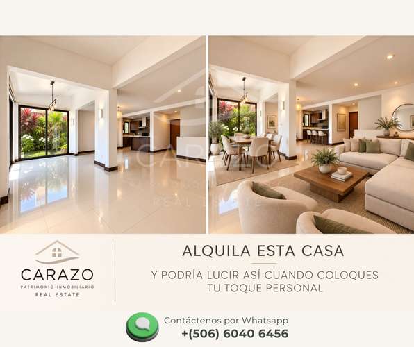 CASA ESQUINERA EN ALQUILER | CONDOMINIO PARQUES DEL SOL, BRASIL DE SANTA ANA - Imagen 2