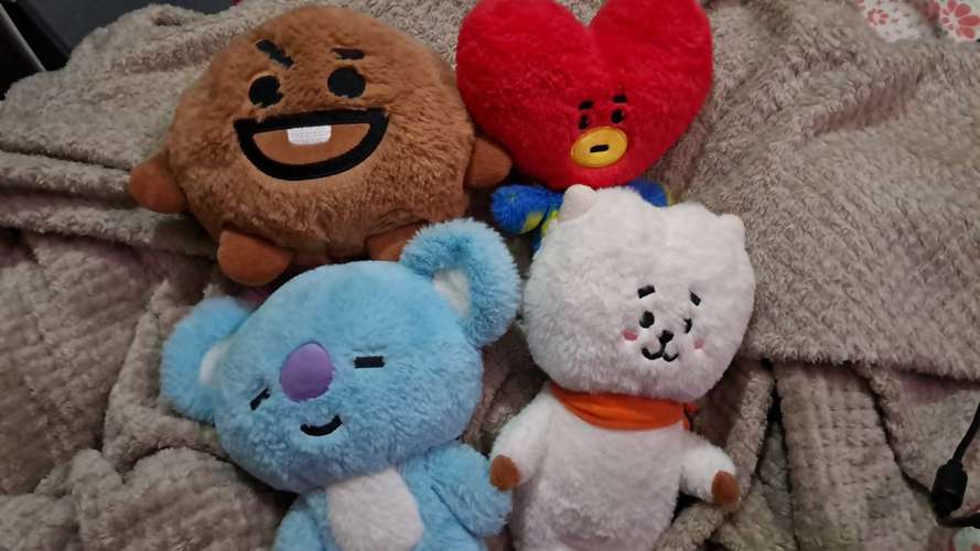 Peluches BT21 de Miniso