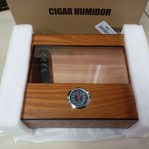 caja higrometro humidor de madera control de humedad cod7286 asch