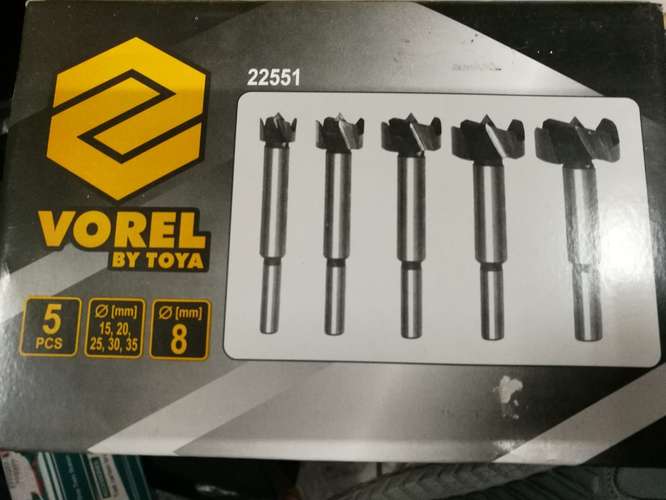 caja kit cuchillas router ruter 12 piezas herramienta asch - Imagen 2