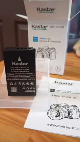 battery bateria cámara nikon EN-EL20  fotos fotografía cod7363 asch
