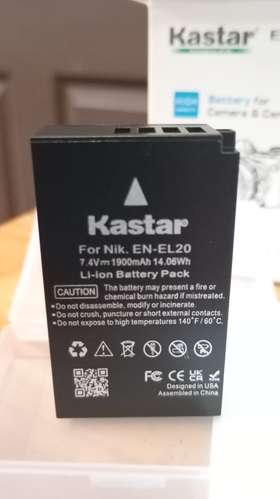 battery bateria cámara nikon EN-EL20  fotos fotografía cod7363 asch - Imagen 2
