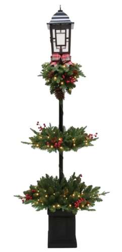 FAROL NAVIDEÑO 180CM DECORATIVO CON LUZ H
