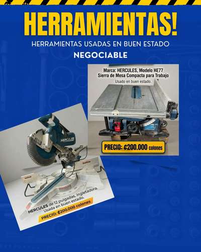 herramientas varias