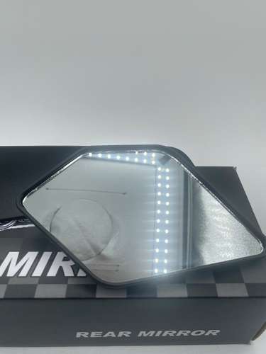ESPEJO ALERÓN DIAMANTE NEGRO PARA MOTO - Imagen 2