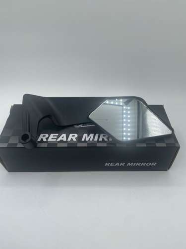 ESPEJO ALERÓN DIAMANTE NEGRO PARA MOTO - Imagen 3