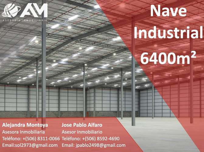 NAVE INDUSTRIAL EN SAN JOSE 6400m² - Imagen 3