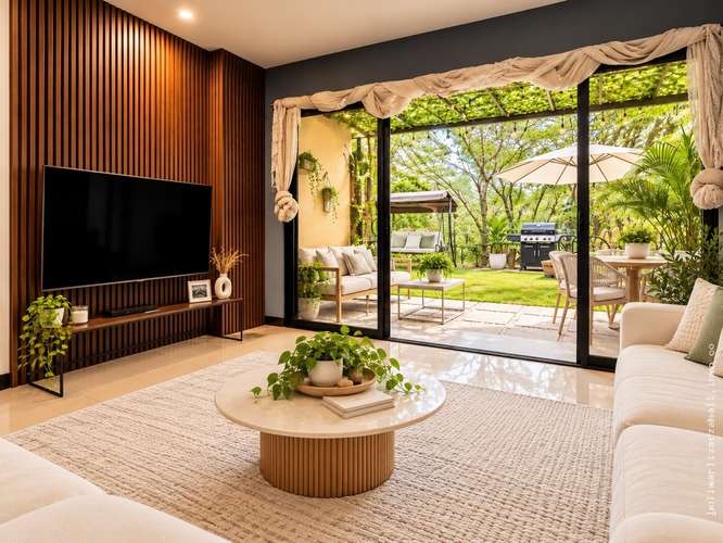 Casa 125m² con Hab. Principal 1er Nivel + Jacuzzi + Patio • Cerca Ruta 27 | Brasil de Santa Ana - Imagen 2