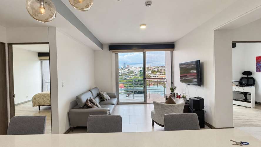 Exclusivo apartamento moderno de 106 m² con balcón y vistas a la montaña en Condominio CAIA, Escazú - Imagen 9