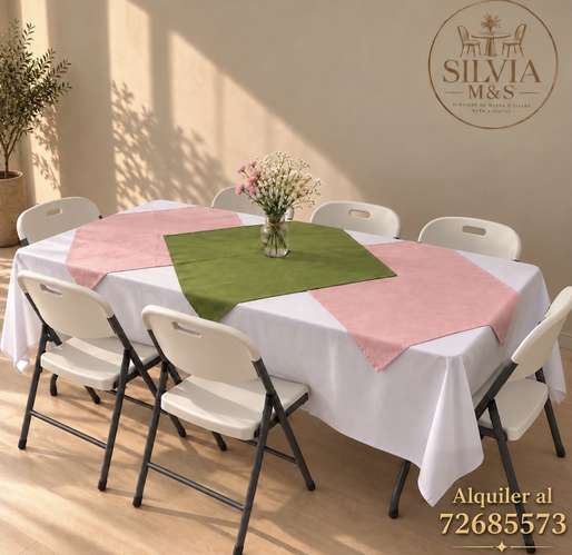 Alquiler mesas y sillas decorativas  - Imagen 2