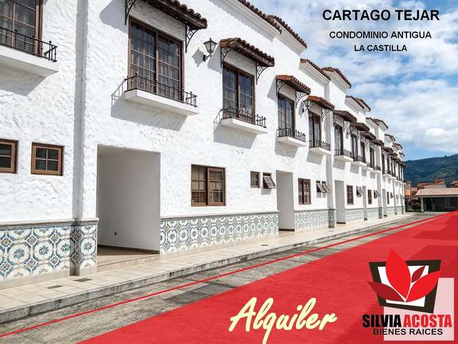  	ALQUILER CASA EN CARTAGO TEJAR CONDOMINIO ANTIGUA  - Imagen 1