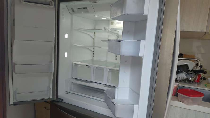 Refrigerador Whirlpool 25 pies french door acero inoxidable