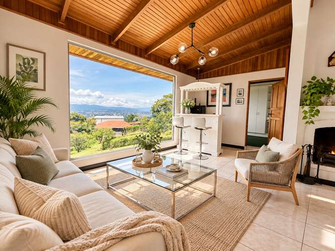 Hermosa Casa Amueblada San Antonio- Escazú 