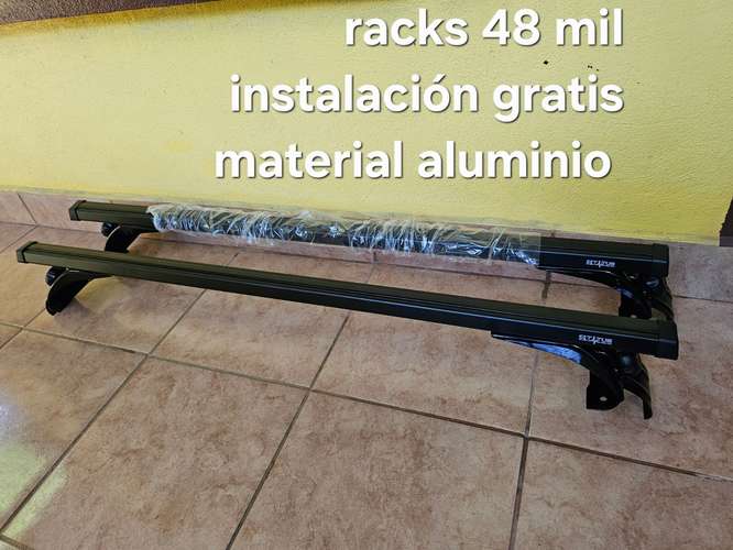 Racks para carro 48 mil instalación gratis aluminio 