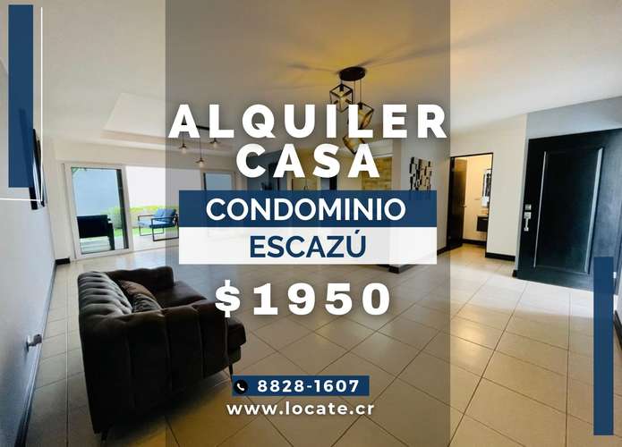 Casa en alquiler en Condominio en Escazú, Guachipelín
