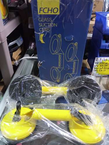 copas succion vidrio par de ventosas 200 lbs asch - Imagen 2