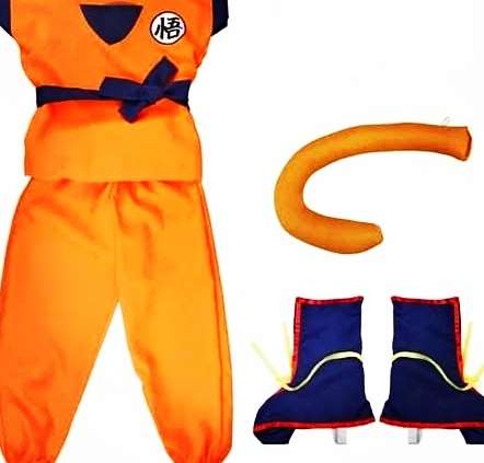  TRAJE DE GOKU NIÑO Y ACCESORIOS.