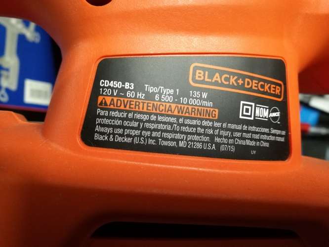lijadora léctrica marca Black & Decker nueva herramienta para madera cod2309 asch - Imagen 2