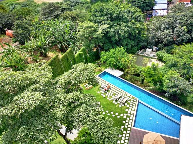 EN VENTA - APARTAMENTO EN  LUA LIVING, Brasil de Mora: 2 habitaciones, balcón y vistas a las montañas