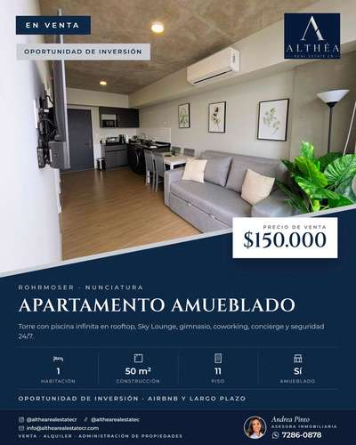 Venta de apartamento amueblado – Rohrmoser | Oportunidad de Inversión