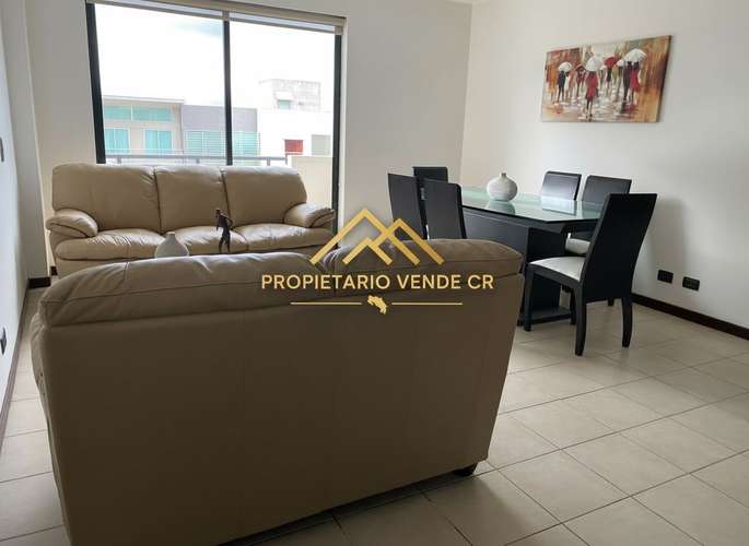 Apartamento amueblado en venta en Trejos Montealegre, Escazú: 2 habitaciones, 2 parqueos y vista a las montañas - Imagen 4