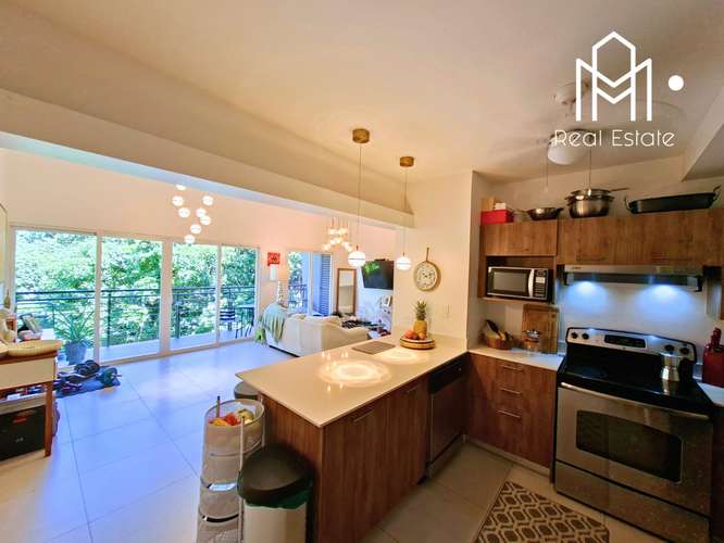 Apartamento amueblado de 2 habitaciones en condominio Rioro, Santa Ana, con balcón y piscina - Imagen 2