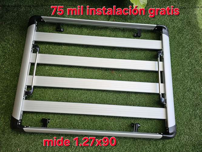 Canasta 75 mil instalación gratis material aluminio mide 1.27x90  - Imagen 10