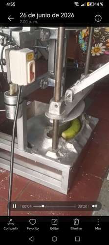 Maquina chiflera (cortadora de Plátanos, papa y yuca) 