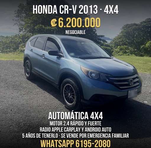 Se vende crv año 2013 en buen estado