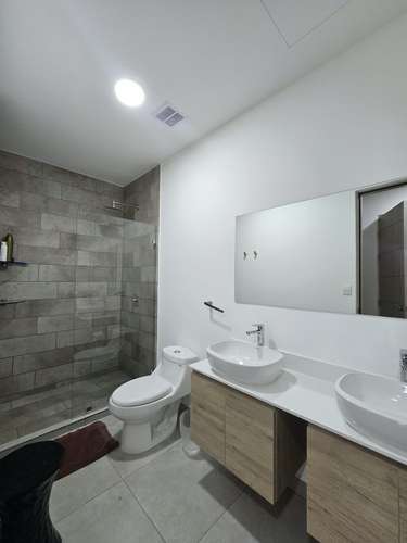 Pozos, Vistas a la Colina, full amueblado, muy lindo-moderno-nuevo, 2 hab, A/C, 2 baños, vista a Pozos.