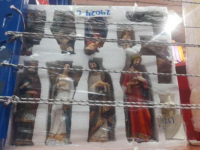  PESEBRE NAVIDEÑO 24CM/25CM RESINA NUEVO.