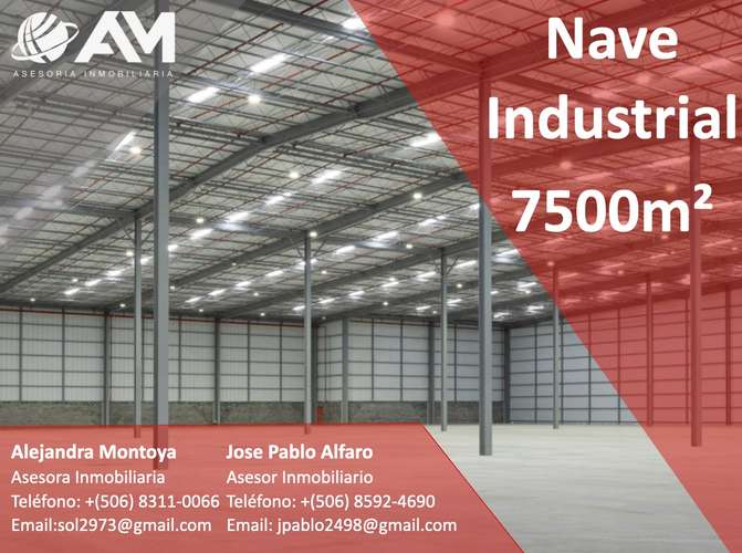 NAVE INDUSTRIAL EN HEREDIA 7500m²