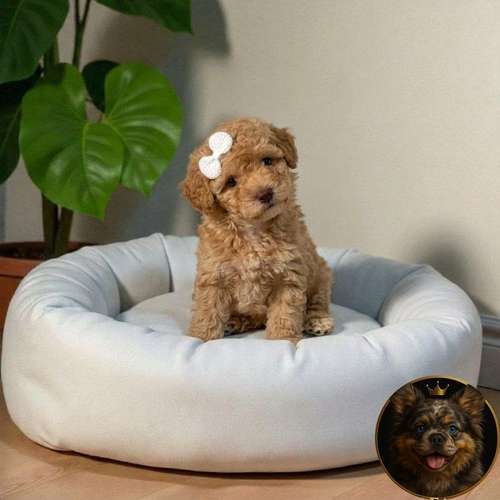 Cachorro FRENCH POODLE APRICOT MINIATURA disponible