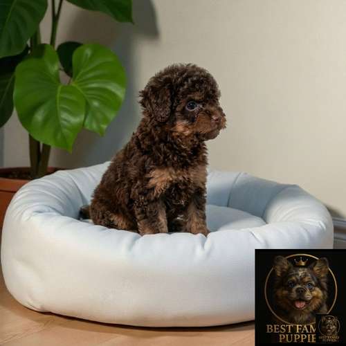 Cachorro FRENCH POODLE CHOCOLATE MINIATURA disponible - Imagen 9