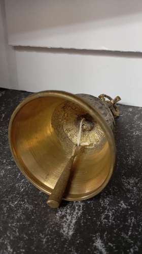 Set de Campana Ghanta con Dorje (Vajra) y una pareja de Címbalos Tingsha usado como nuevo cod7390 asch - Imagen 2