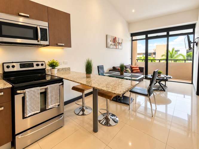 APARTAMENTO AMUEBLADO EN ALQUILER SANTA ANA CENTRO | ÚLTIMO PISO | 2 PARQUEOS + BODEGA - Imagen 2